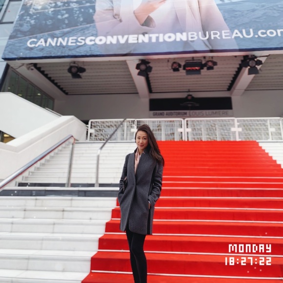 Maje Grey Wool Coat - Picture 7 of 7